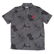 USC Trojans Men's Black SC Interlock Big & Tall Miramar Blooms Polo